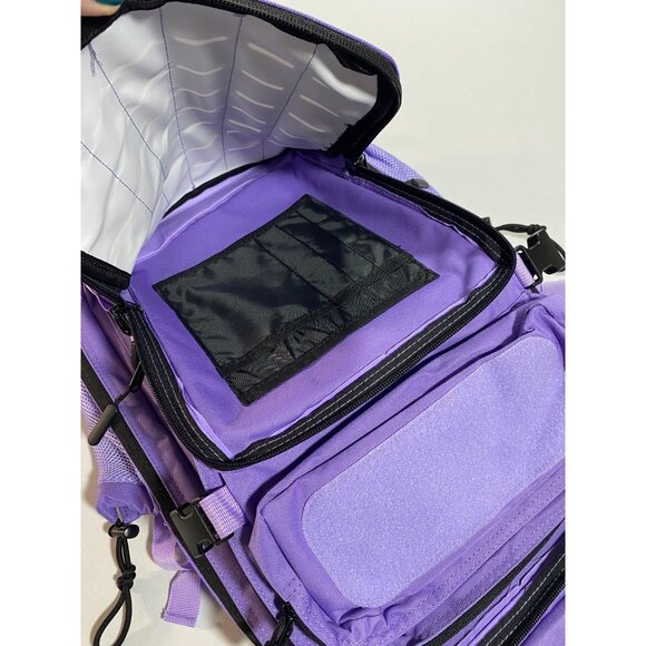 45L Tactical Molle Backpack Purple For Outdoor Travel Or Work Use - Picture 8 of 10